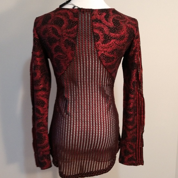 Red & Black Top - Picture 4 of 8